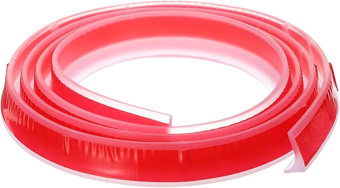 59"x0.8"x0.5" (LxWxH) Collapsible Shower Barrier Stopper - 1 Pack - Good for Bathroom Kitchen - L Shape Water Splash Guard Blocker - Clear