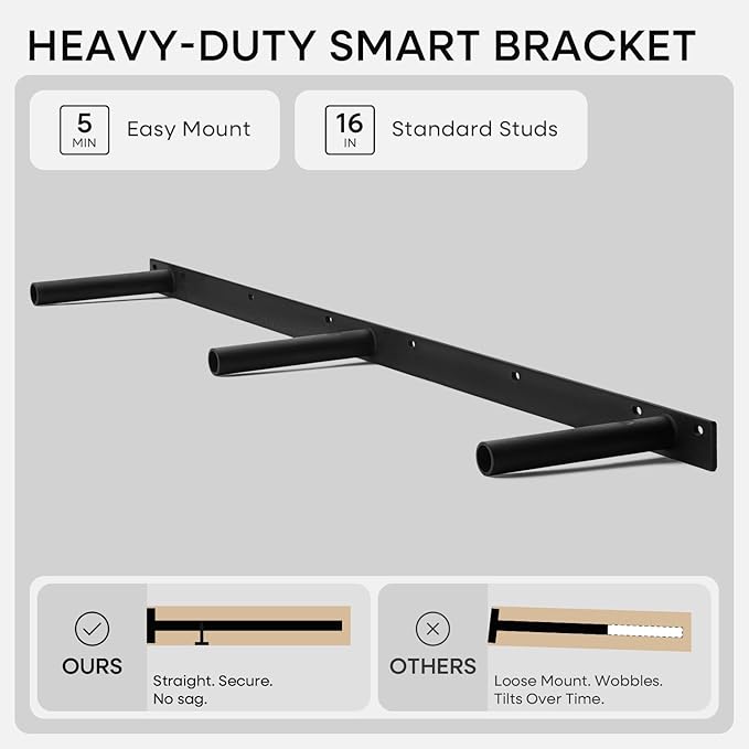 Homeforia Walnut 60 inch Floating Shelf, High End Solid Real Wood 60inch Long Floating Shelf for Wall, Dark Brown Wooden 60in Large Floating Shelves, Heavy Duty Bracket, 60 X 6.5 X 1.75 inch, Set of 2