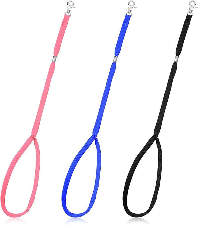 Adjustable Nylon Pet Grooming Loop for Dogs, 3 Pack Restraint Noose Dog Grooming Supplies for Table Bathtub