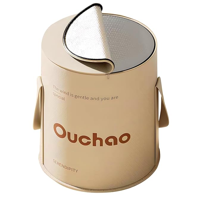 Foot Bath Basin Portable Travel Collapsible Foot Basin Folding Foot Bath Tub Soaking Feet Bucket for Camping Outdoor Washing Beige