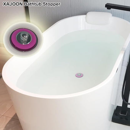 Bathtub Drain Stopper,Silicone Bathtub Stopper, Tub Stopper, Washbasin Drain Plug,Drain Plug (Pink，Patented Product)