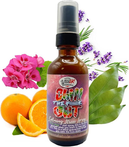 Wild Essentials All Natural Essential Oil Sprays, 2 Ounce, 60ml, Organic Witch Hazel, Aromatherapy, Made in USA