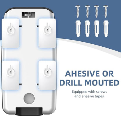 Soap Dispenser Wall Mount 28oz Commercial Hand Soap Dispenser for Bathroom Liquid Gel Hand Sanitizer Dispenser No Drilling Black