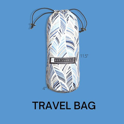 BAY LAUREL Turkish Beach Towel with Travel Bag 39 x 71 Quick Dry Sand Free Lightweight Large Oversized Towels Light
