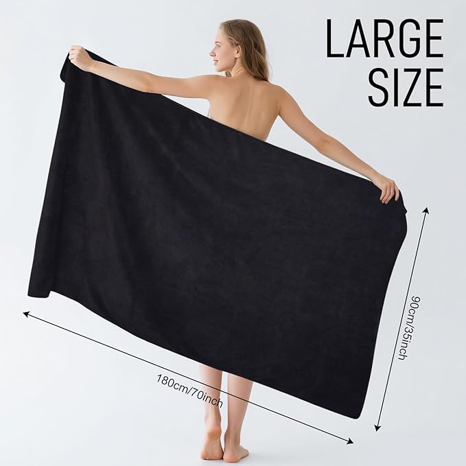 SUNLAND Microfiber Gym Bath Towel Ultra Soft Travel Camping Towel Super Absorbent Swimming Sport Towels for Adults and Children