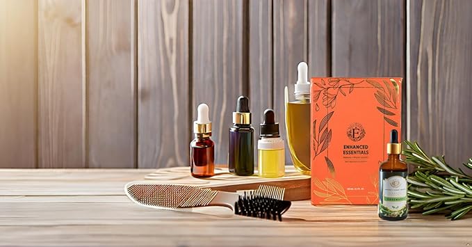 Luxurious Rosemary Essential Oil by Enhanced Essentials|Undiluted & Pure|for Hair Care,Skin Care, Aromatherapy,Bath,Massage,Gifting,Soap & Candle Making|with Glass Dropper| 3.38 fl oz (100 ml)