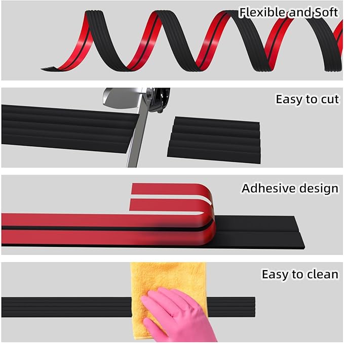 40FT Flexible Wall Corner Protector Moulding Trim, Peel and Stick Inside & Outside Wall Corner Guards Edge Protector,Self Adhesive Molding Trim Strip for Edge Ceiling
