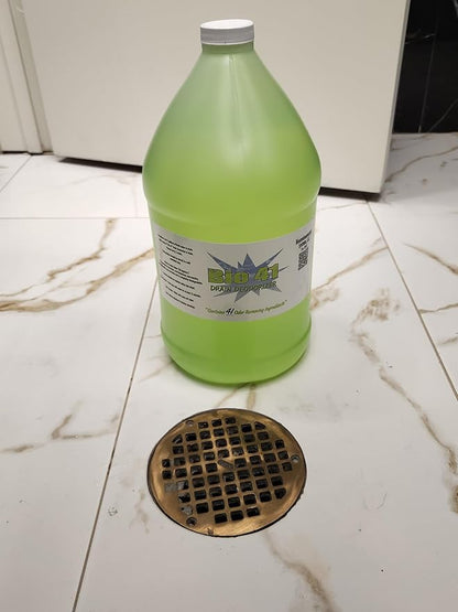 Drain Deodorizer- Odor Eliminator - Commercial Drain Deodorizer - Neutralizer Sewer Gas Smell Remover - One Gallon