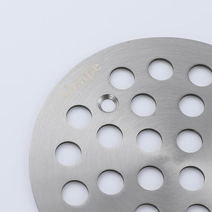 Round 4.25 Inch Screw-in Shower Drainer Cover Replacement 304 Stainless Steel 4-1/4 inch Floor Drain Grate with Screws (1, Brushed Nickel)