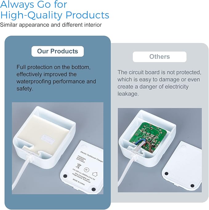 Charger Base Compatible with Philips Sonicare Electric Toothbrush HX5100/C Charging Base, for HX3000 HX5000 HX6000 HX7000 HX8000 HX9000 Series Toothbrush