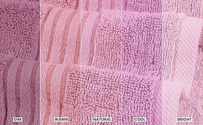 Utopia Towels 6 Piece Premium Hand Towels Set, 16 by 28 inches, 100% Ring Spun Cotton, Lightweight and Highly Absorbent Towels for Bathroom, Travel, Camp, Hotel, and Spa, Pink
