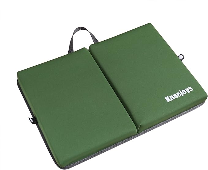Bath Kneeler - Knee Pads for Women & Men, Baby Bath Kneeler, Garden & Yoga Knee Cushion (Green)
