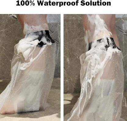 Cast Covers for Shower Leg, Waterproof Cast Cover for Showering, Cast Protector for Shower Leg Adult, Shower Boots for Foot after Surgery, Ankle, Foot (Diameter - 7.9")