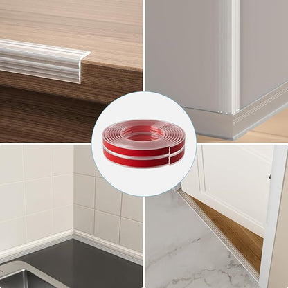 40FT Flexible Wall Corner Protector Moulding Trim, Peel and Stick Inside & Outside Wall Corner Guards Edge Protector,Self Adhesive Molding Trim Strip for Edge Ceiling
