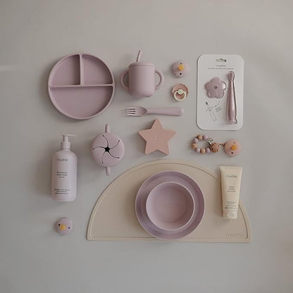 mushie Baby Shampoo & Body Wash | Gentle Formula for Delicate Skin | Certified Organic | Made in Denmark, 13.53 fl oz (Lavender)