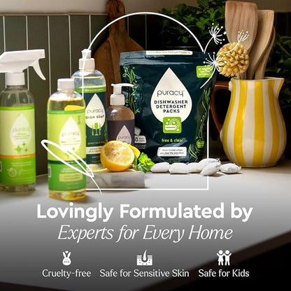 Puracy Organic Hand Soap, For the Professional Hand Washers We've All Become, Moisturizing Natural Gel Hand Wash Soap, Liquid Hand Soap Refills for Soft Skin (48 fl.oz, Ocean Mist) Refill