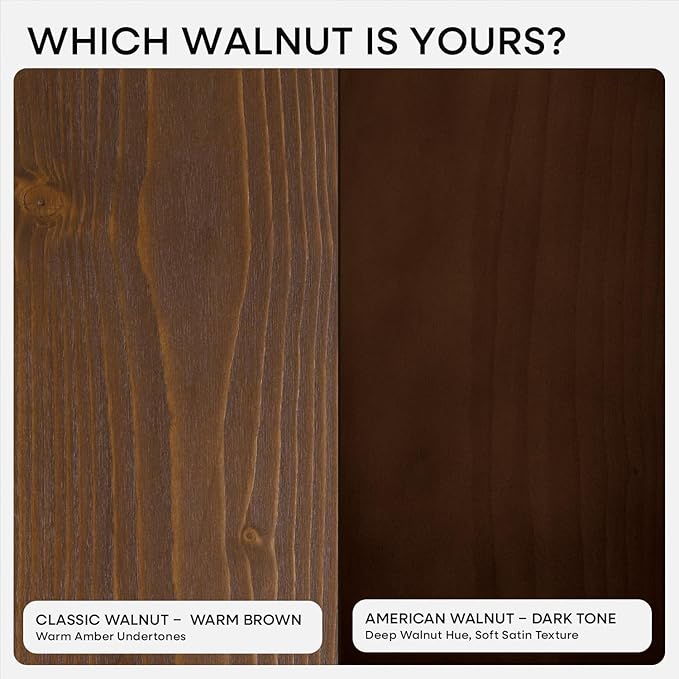 Homeforia Walnut 42 inch Floating Shelves, High End Solid Real Wood 42inch Floating Shelf for Wall, Large Dark Brown 42 inches Long Floating Shelves, Heavy Duty Bracket, 42 X 6.5 X 1.75 inch, Set of 3