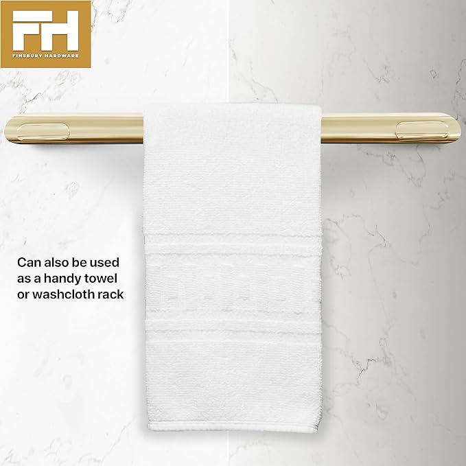 Shower Foot Rest, Corner Shower Bar for Shaving Legs, Wall Mounted Hotel Shower Foot Ledge, Brass Bar Bathroom Foot Step (Satin Brass)