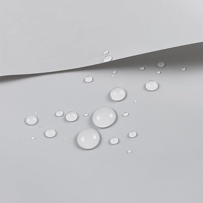 Barossa Design 54W x 78H Stall Shower Curtain Liner Silver Gray - Waterproof Lightweight PEVA Plastic Shower Liner with 3 Magnets & Metal Grommets - Gray Silver