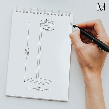MARMOLUX ACC Free Standing Brushed Nickel Toilet Paper Holder Stand White Marble Base and Storage | 4 Jumbo Roll Bathroom Hardware Toilet Tissue Organizer | Stainless Steel Bathroom Decor Accessory