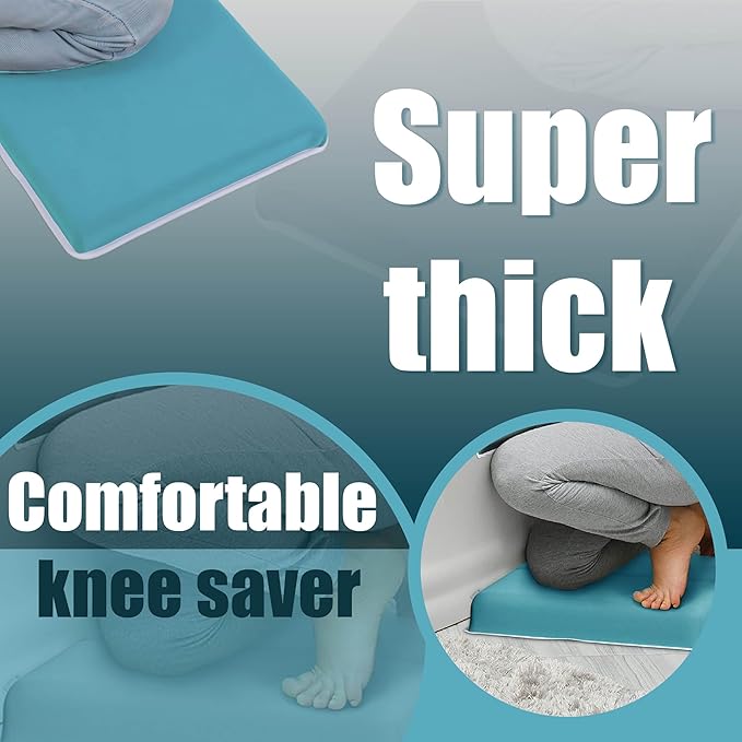 Supa Ant Baby Bath Kneeler and Elbow Rest Pad –Mom’s Choice Award Winner –US-Designed Extra Thick Bathtub Kneeling Pad with 8 Suction Cups, 5-Pocket Organizer, Non-Slip, Cushioned, Durable (Blue)