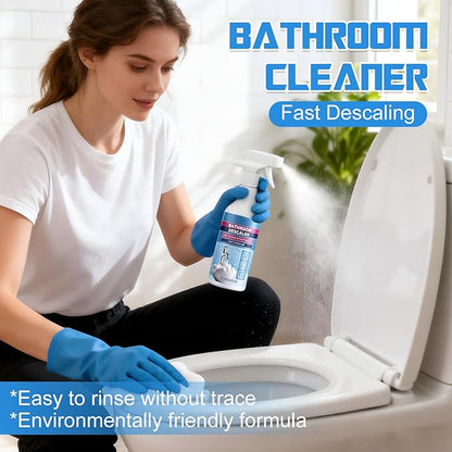 Bathroom Descaler Foam Cleaner, New Bathroom Descaler, Stubborn Stains Cleaner, All Purpose Bathroom Cleaner Spray for Home Kitchen, 4Floz/120ml (2 PCS)