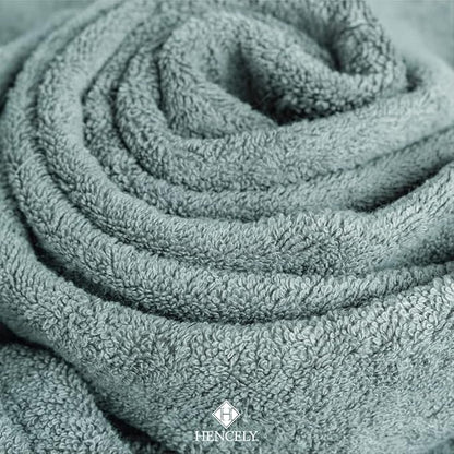 Hencely Bath Sheet Set of 2 - (35x64 Inches) - Luxury Extra Large Oversized Towels, 100% Cotton - Quick Dry, Highly Absorbent, Super Soft - Spa, Hotel, Bathroom - (Bath Sheets 2 Pack, Dark Green)