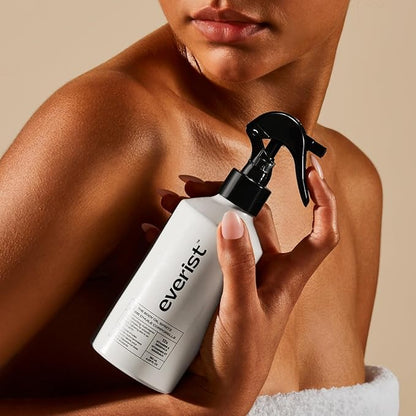 Everist Body Oil Spritz – Waterless Vitamin-Infused Dry Body Oil with Vitamin C & E, Lightweight Fast-Absorbing Spray for Glowing Skin – Shower-Safe Aluminum Bottle, 6.1 fl oz