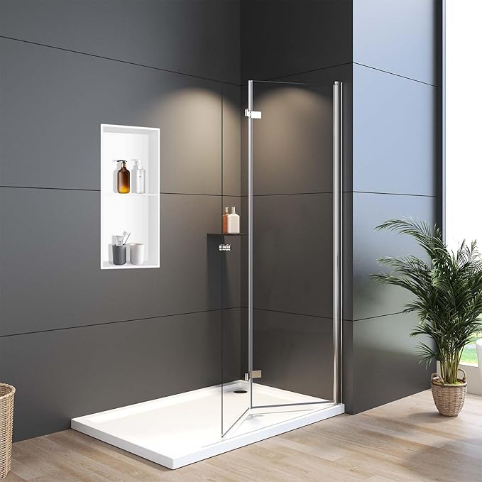 24" X 12" Stainless Steel Shower Niche Insert Tile Ready, Niche for Shower Wall, 2-Tier Recessed Shelves No Tile Needed for Bathroom Storage, White