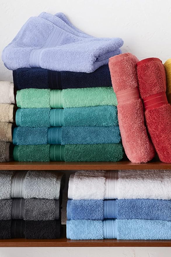 Lands' End Supima Towel White Bath- Bath Towel