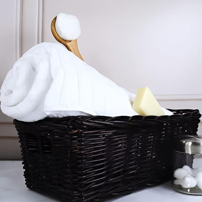 Classic Turkish Towels CTT Premium 2 Pack Bath Towels Set, Made with 100% Turkish Cotton, Spa & Hotel, Quick Drying Towels, Absorbent & Comfy | 27"x54" (White)
