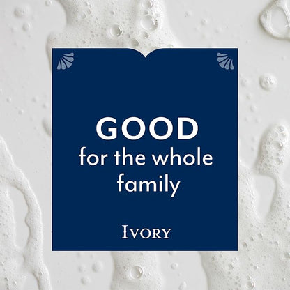 Ivory Gentle Bath Bar Soap, Family Pack, Designed for Whole Family, 99.44% Pure Formula, Plant-Based Cleansers, Made Without Heavy Perfumes, Parabens or Phthalates, Original Scent, 3.17 oz (10 Count)