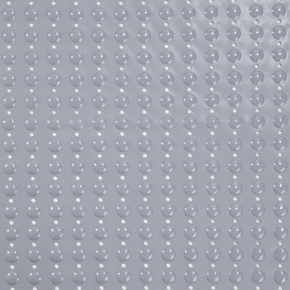 ENKOSI Extra Large Square Non Slip Shower Mat - 31 x 31-inch XL Bathroom Shower Mat - Square Shower Matts for Shower Stall Floors - Secure Suction Cups and Drain Holes (31x31 Grey)
