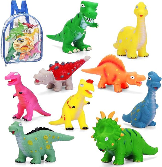 Dinosaur Bath Toys for Toddler Kids: No Hole Mold Free Bathtub Toys