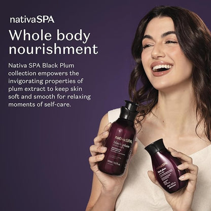 Nativa SPA by O Boticário, Black Plum Body Oil, Scented Moisturizer, Enriched with Purified Quinoa Drops to Boost Hydration, 6.8 Ounce
