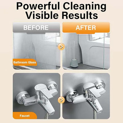 Bathroom Glass Scale Remover, With Fast Acting Solution, 120g, Toilet Bowl Cleaner, Bathroom Descaler Cleaner, Fast-Acting Formula, For Kitchen, Sink, Bathtub, Tiles, Faucets, Shower, Steel