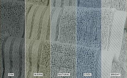 Utopia Towels 6 Piece Premium Hand Towels Set, 16 by 28 inches, 100% Ring Spun Cotton, Lightweight and Highly Absorbent Towels for Bathroom, Travel, Camp, Hotel, and Spa, Cool Grey