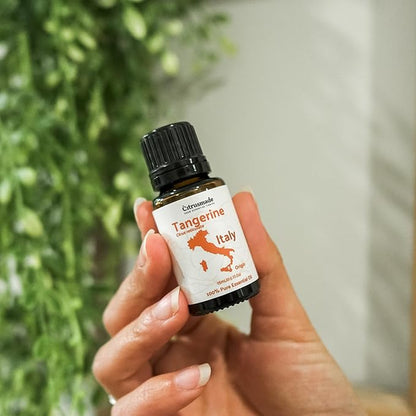 Tangerine Essential Oil - Direct from Citrusmade in Sicily, Italy - Essential Oils for Diffusers & Aromatherapy | 100% Pure Therapeutic Grade (15ml)