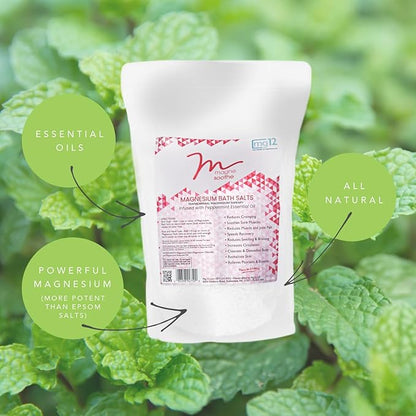 2.2lb MagneSoothe Peppermint Magnesium Bath Salt