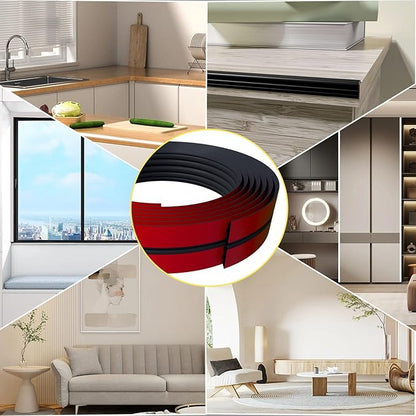 40FT Flexible Wall Corner Protector Moulding Trim, Peel and Stick Inside & Outside Wall Corner Guards Edge Protector,Self Adhesive Molding Trim Strip for Edge Ceiling