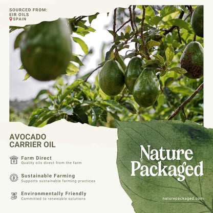 Avocado Oil - Direct from EIR Oils Farm in Spain - 100% Pure Carrier Oil for Hair, Face, and Skin - Hand-Picked, Cold-Pressed Carrier Oil - (4Gallons)