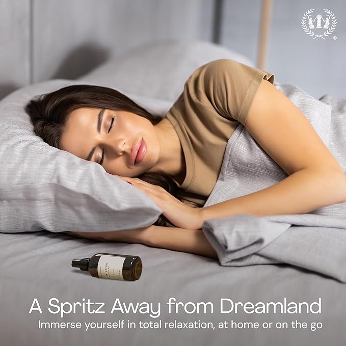 Muse Apothecary Pillow Ritual - Aromatic, Calming and Relaxing Pillow Mist, Linen and Fabric Spray - Infused with Natural Aromatherapy Essential Oils - 4 oz, Cara Orange + Fig + Blackberry Vanilla