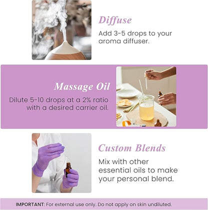 Handcraft Blends Lavender Essential Oil – 1 Fl Oz – 100% Pure and Natural – Premium Grade Essential Oil for Diffuser and Aromatherapy, Skin, Massage, Candle and Soap Making Fragrance