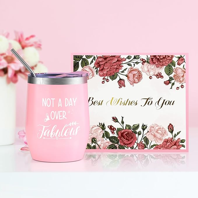 Christmas Spa Gift Basket with Bath Essentials- Pink Rose Relaxation Kit Set, Birthday Spa Items Box for Women, Wife, Mom, Sister, Mom, Her, Friends