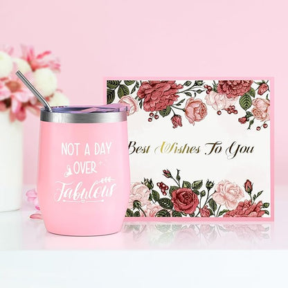 Christmas Spa Gift Basket with Bath Essentials- Pink Rose Relaxation Kit Set, Birthday Spa Items Box for Women, Wife, Mom, Sister, Mom, Her, Friends