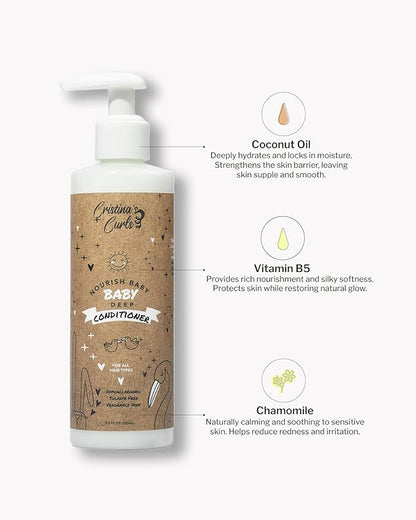 Cristina's Curls Baby Conditioner – Gentle Slip For Tiny Tangles And Soft Moisture