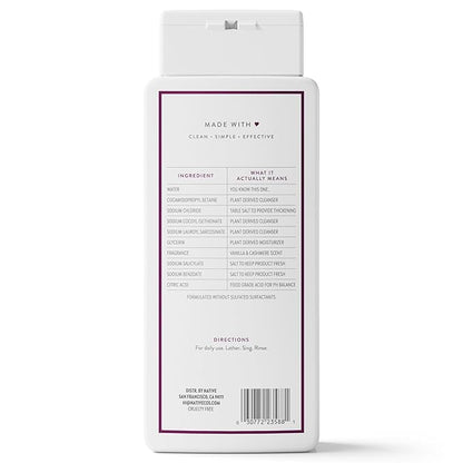 Native Vanilla & Cashmere Body Wash 18 fl oz