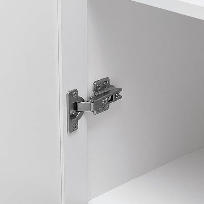 Favfurish 71" Tall Bathroom Storage Cabinet with Doors,Modern Linen Cabinets w/Adjustable Shelves & Anti-Tipping Device,Easy Assembly,Freestanding Organizer for Dining Room,Kitchen,Office,White