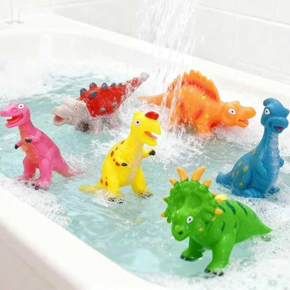 Dinosaur Bath Toys for Toddler Kids: No Hole Mold Free Bathtub Toys