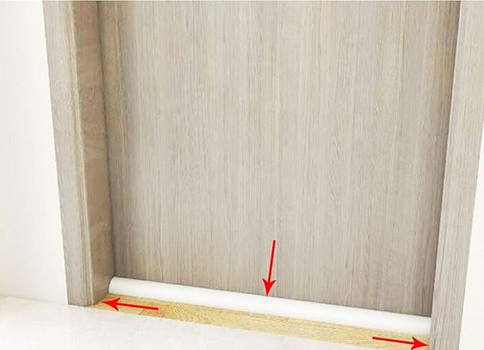 Bathroom Foldable Block water Stopper sealing strip shower threshold dam Self-adhesive silicone shower barrier (72 Inch)